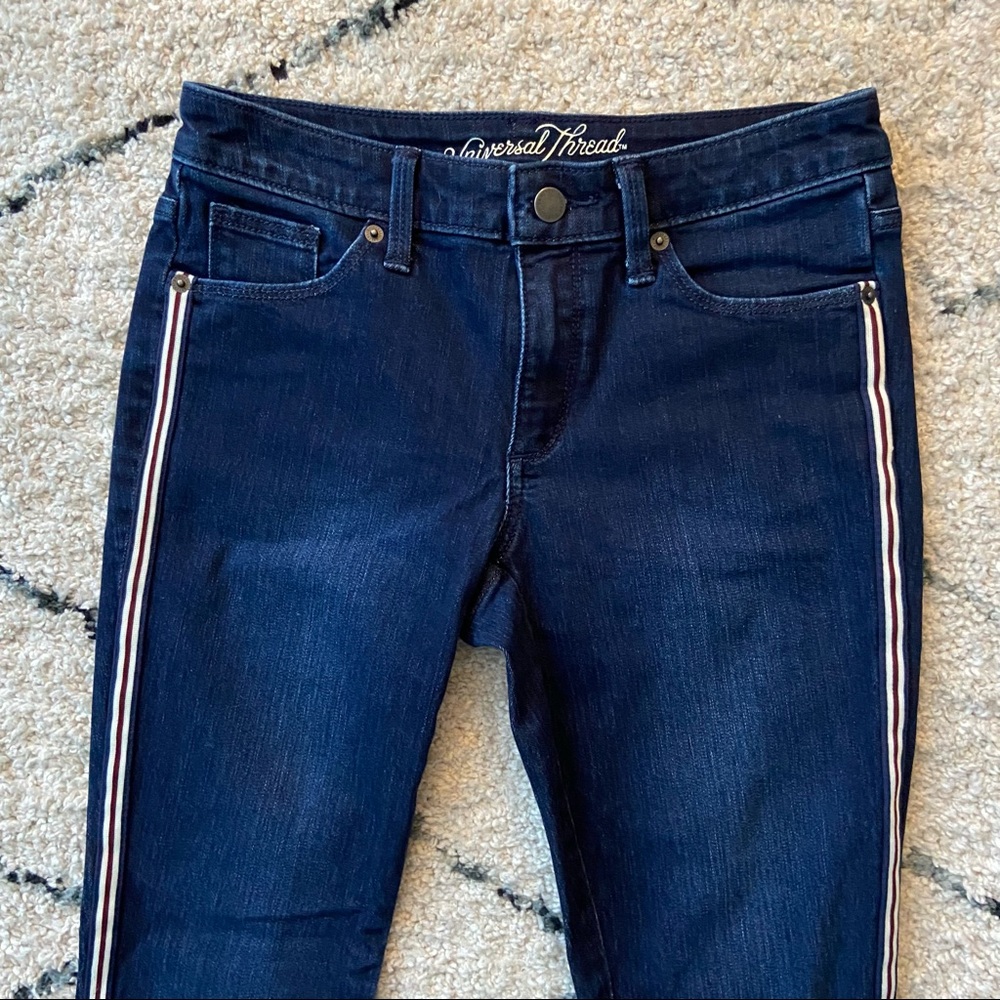 Striped jeans